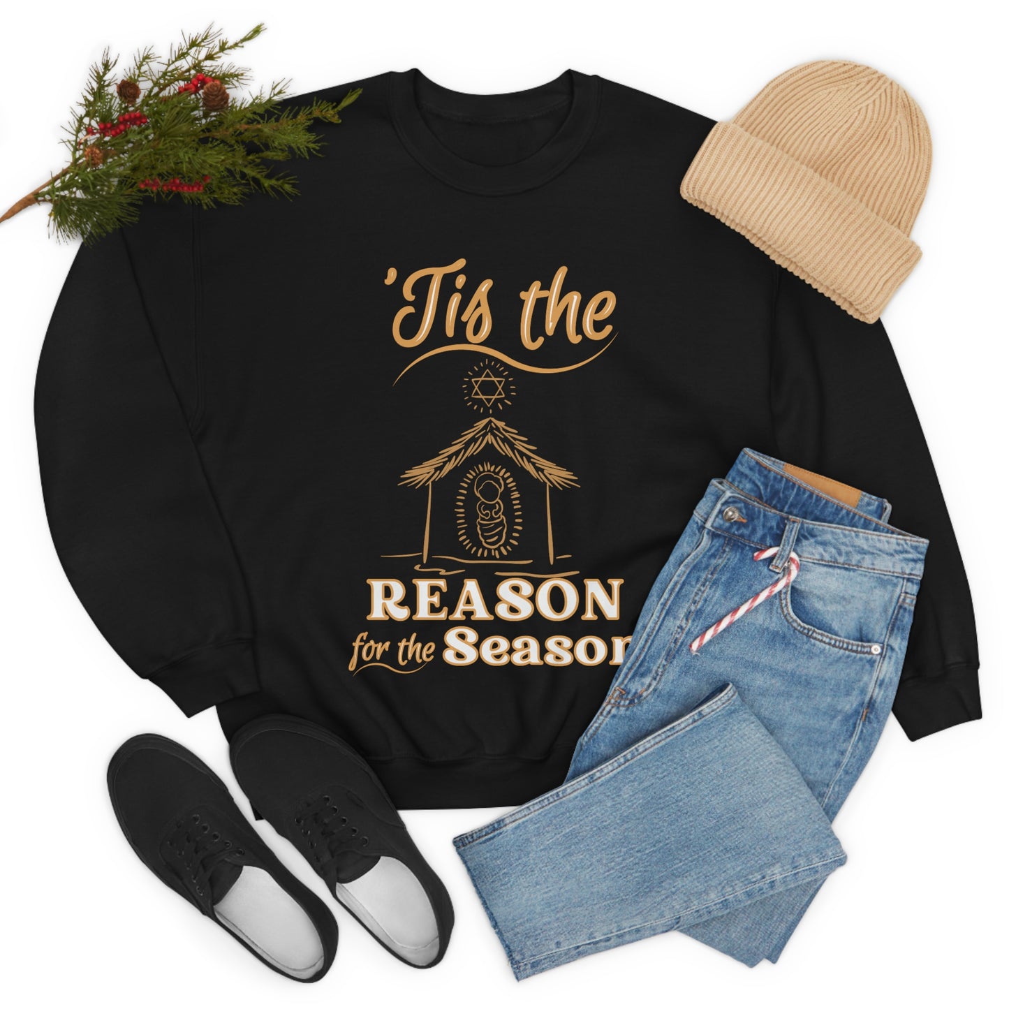 Tis The Reason For The Season Christmas Sweatshirt