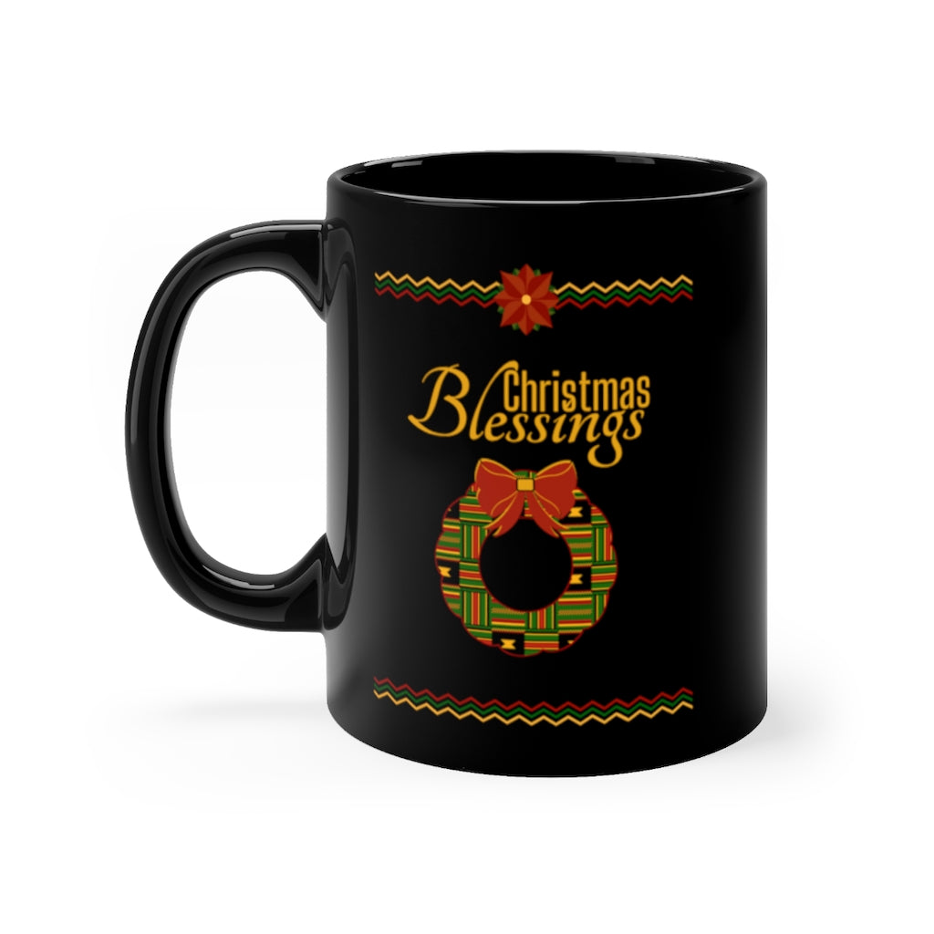 Kente Christmas Blessings Coffee Mug