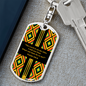 Bible Verse Kente Keychain, The Lord Is On My Side - Psalm 118:6