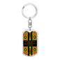 Bible Verse Kente Keychain, The Lord Is On My Side - Psalm 118:6