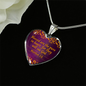 Bible Verse Necklace | Blessed Are The Pure In Heart