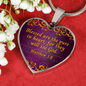 Bible Verse Necklace | Blessed Are The Pure In Heart