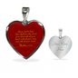 Bible Verse Necklace | Love Your God With All Your Heart