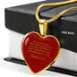 Bible Verse Necklace | Love Your God With All Your Heart