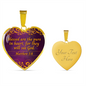 Bible Verse Necklace | Blessed Are The Pure In Heart
