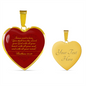 Bible Verse Necklace | Love Your God With All Your Heart