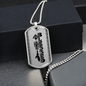 Blessed African Inspired Dog Tag Necklace