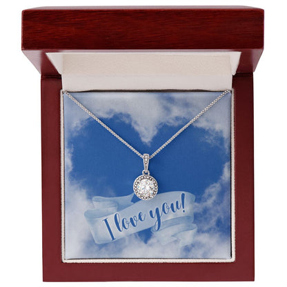 Eternal Hope Necklace With I Love You Jewelry Message Card