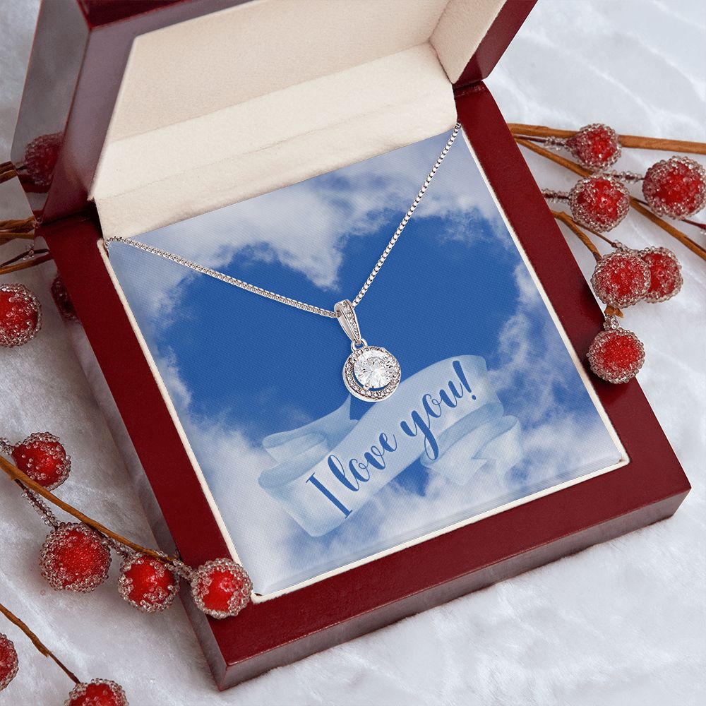 Eternal Hope Necklace With I Love You Jewelry Message Card