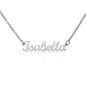 Custom Name Necklace With Bible Verse Message Card - Joshua 1:9