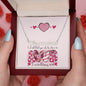 Custom Name Necklace And Bible Verse 1 Corinthians 16:14 Message Card