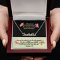 Custom Name Necklace With Bible Verse Message Card - Joshua 1:9