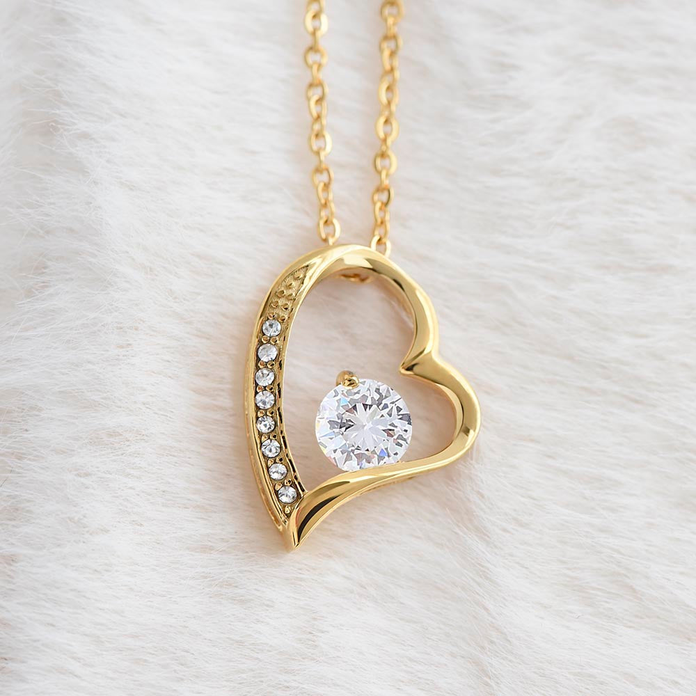 To My Love - Forever Love Necklace - When I Tell You I Love You Message Card