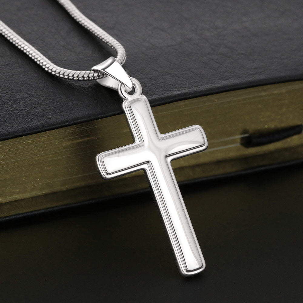 Cross Necklace - To Husband Beyond Measure Message Card
