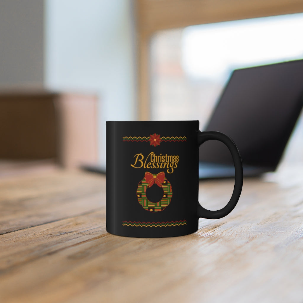 Kente Christmas Blessings Coffee Mug