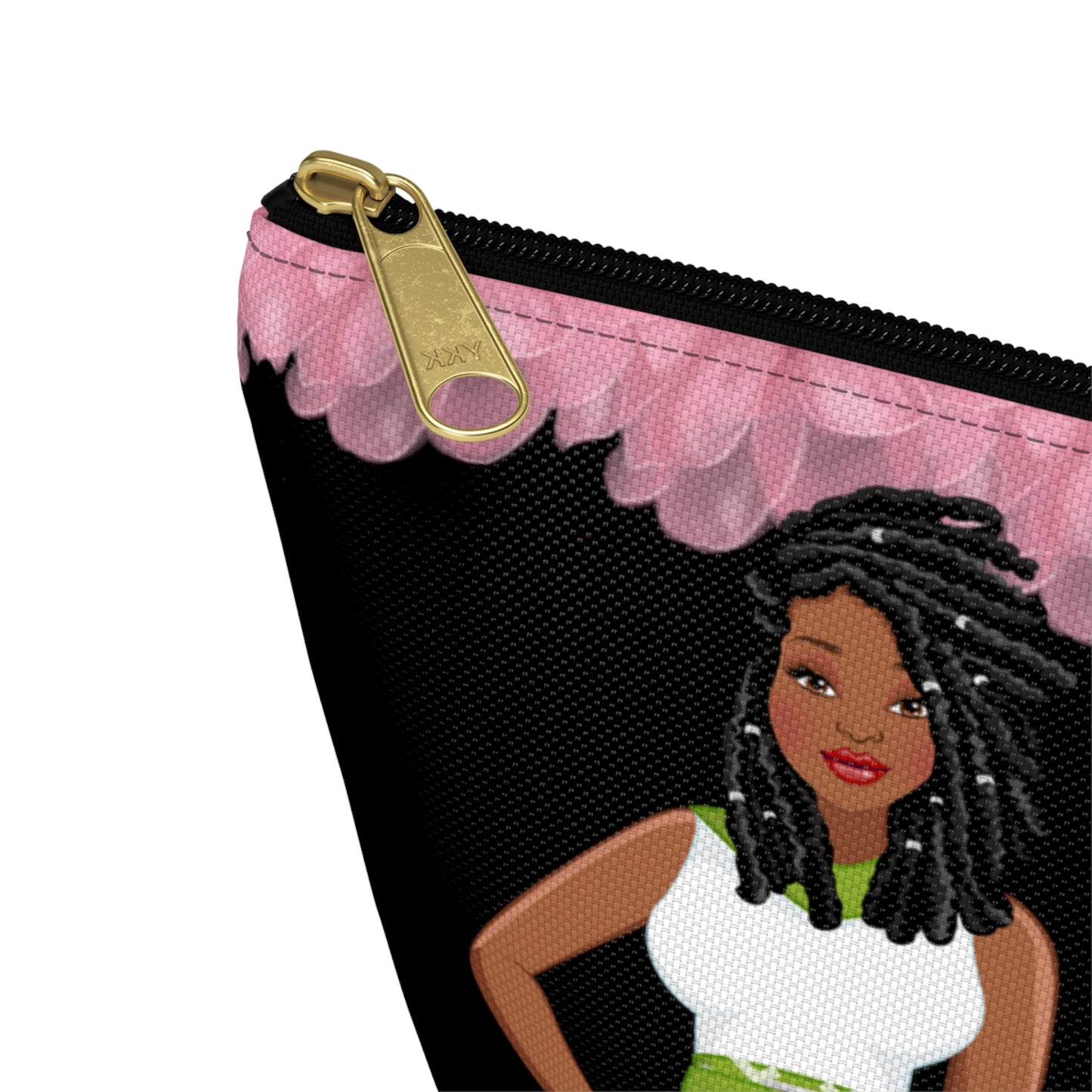 African American Woman Cosmetic Accessory Pouch - Bible Verses