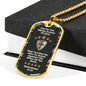 Bible Verse Ephesians 6:11 Dog Tag Necklace - Put On Whole Armor of God Camo Dog Tag