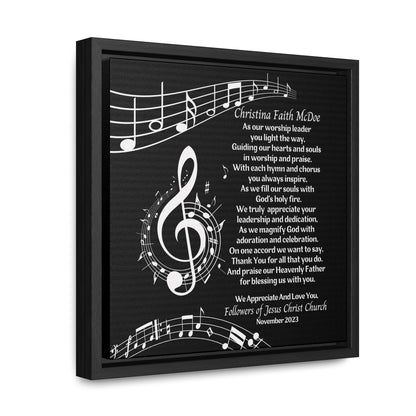 Worship Leader Appreciation Poem Wall Plaque