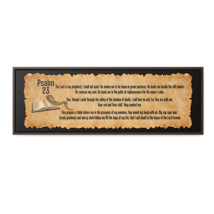 Psalm 23 Bible Verse Canvas Wrap Wall Art