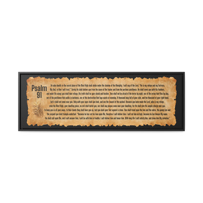 Psalm 91 Bible Verse Canvas Wall Art