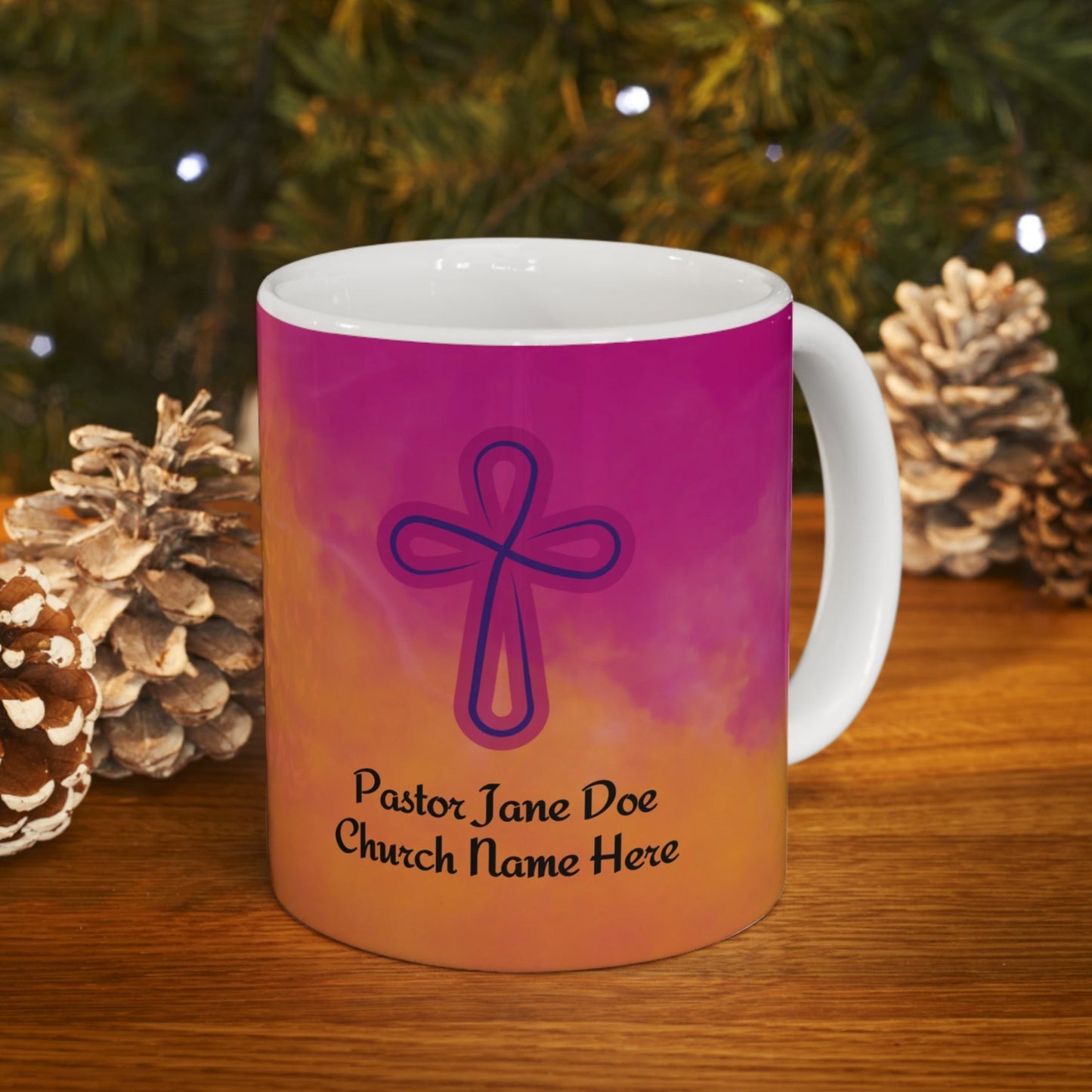 Preach The Word Personalized Pastor Appreciation Mug For Women