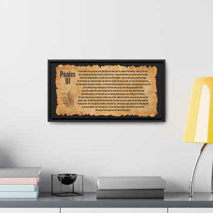 Psalm 91 Bible Verse Canvas Wall Art