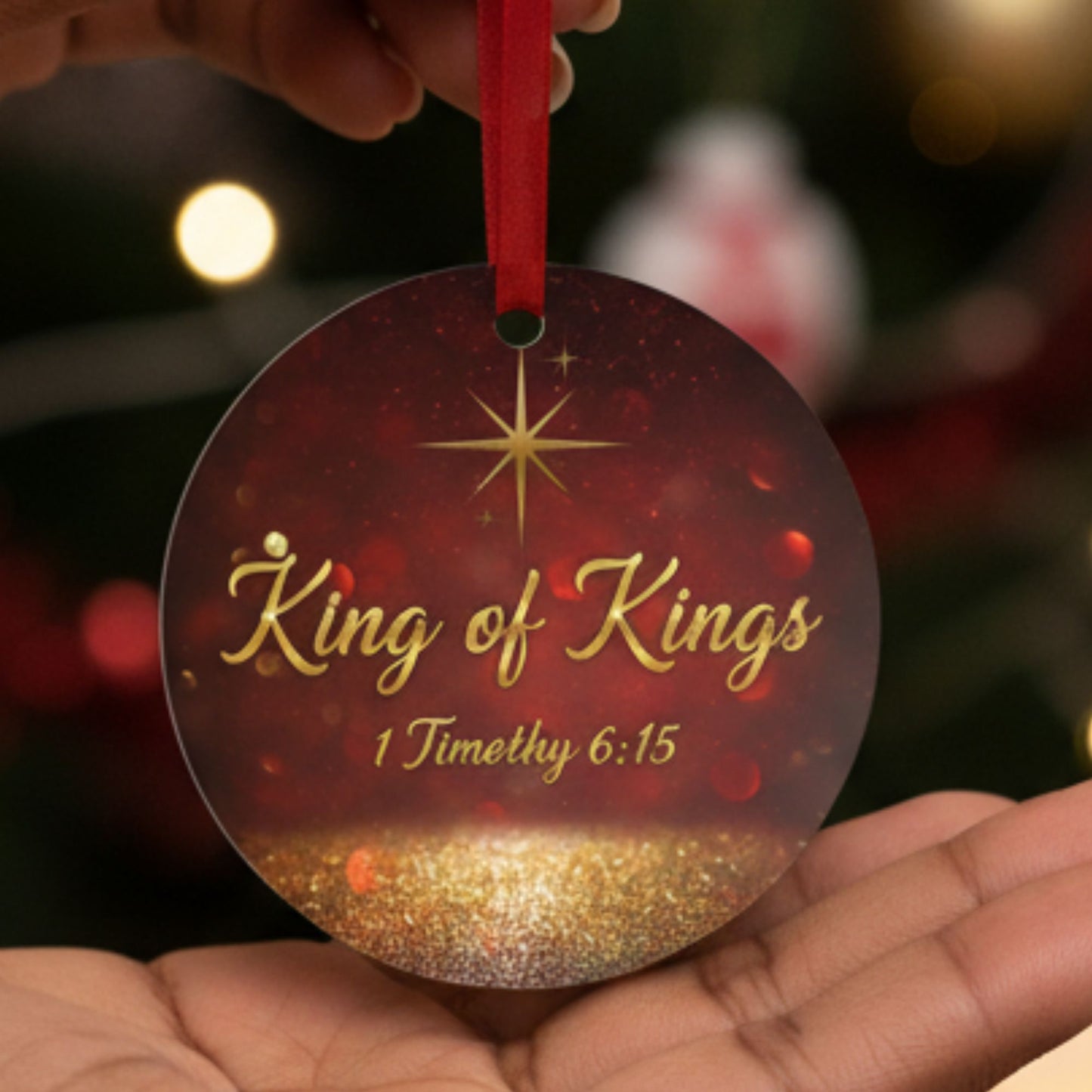 Christian Christmas Ornament - King of Kings
