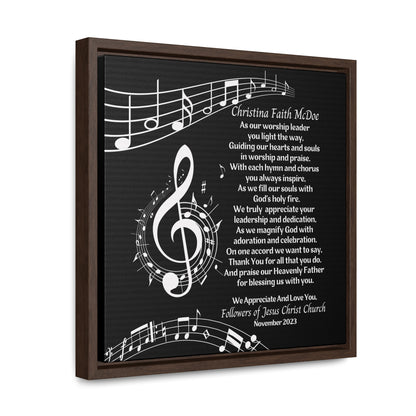 Worship Leader Appreciation Poem Wall Plaque