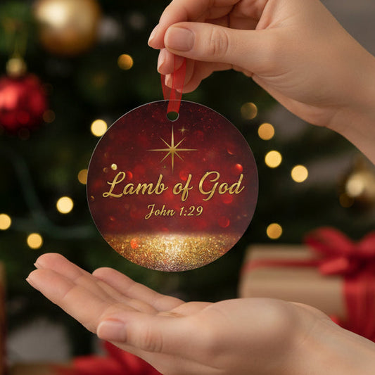 Christian Christmas Ornament - Lamb Of God