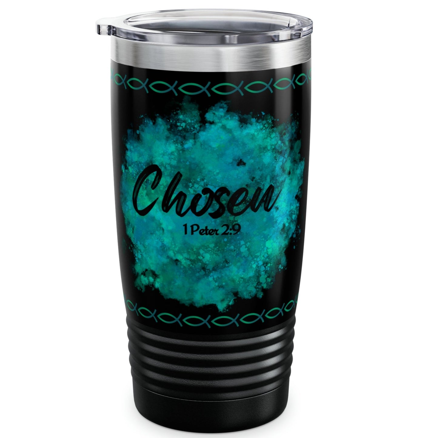 Chosen Ringneck Tumbler - Teal Ichthys