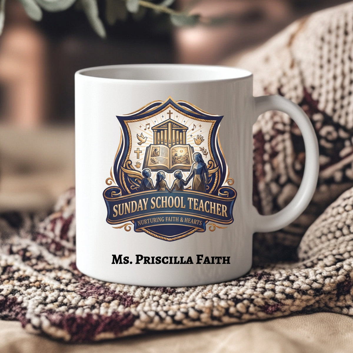 Personalized Sunday School Teacher Gift Mug