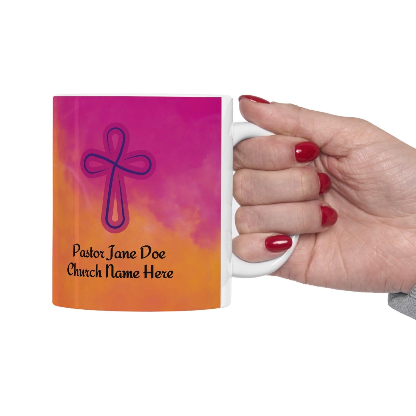 Preach The Word Personalized Pastor Appreciation Mug For Women