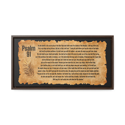 Psalm 91 Bible Verse Canvas Wall Art