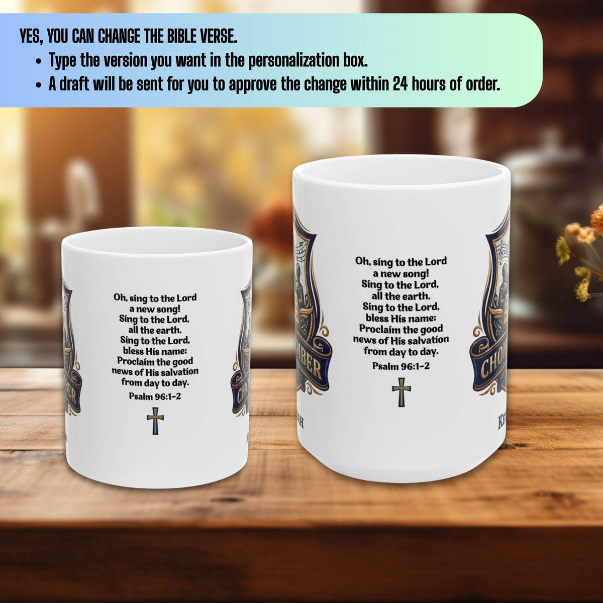 Personalized Church Choir Member Mug | Music Ministry Gift