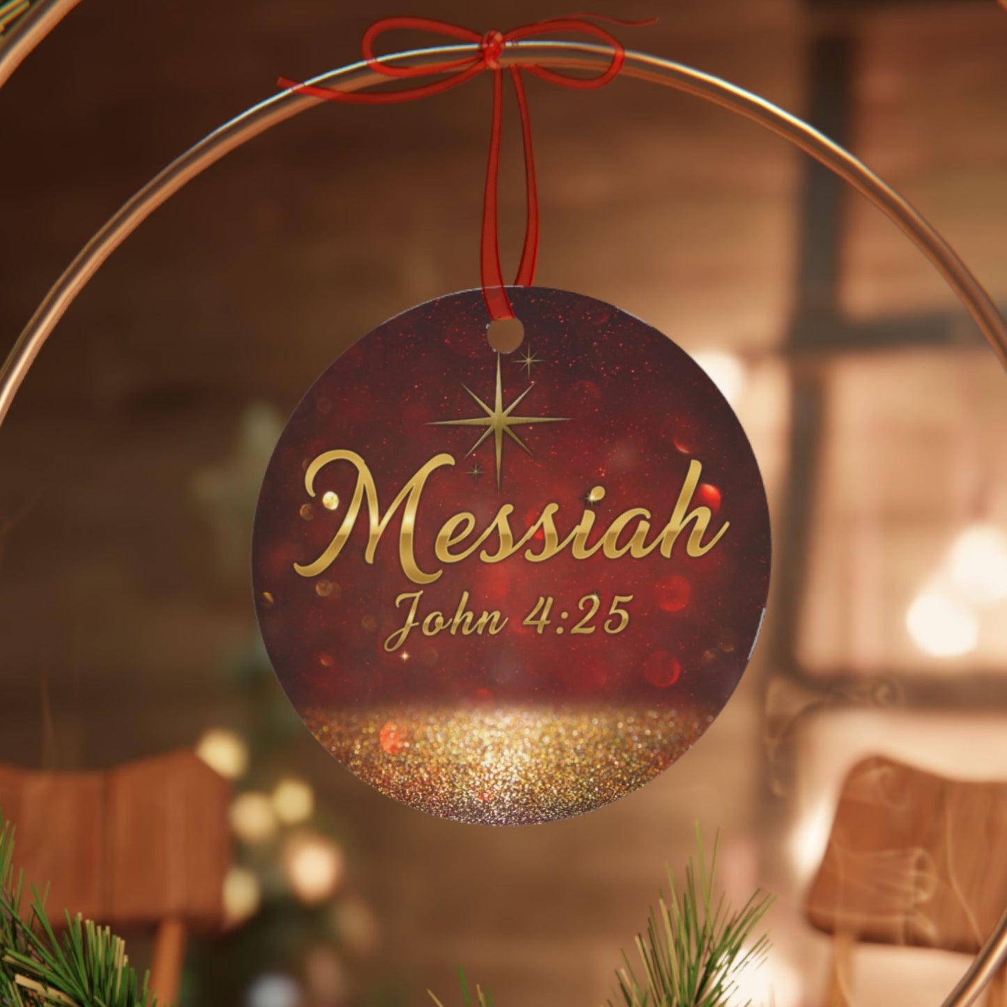 Christian Christmas Elegant Ornament - Messiah