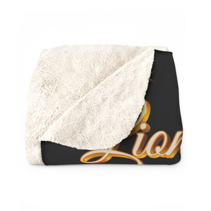 Lion of Judah Lamb of God Sherpa Blanket