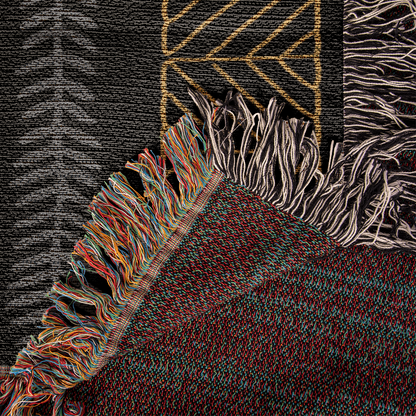 Afrocentric Christian Woven Blanket For Father's Day
