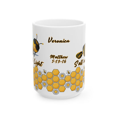 Bee Salt and Light Mug