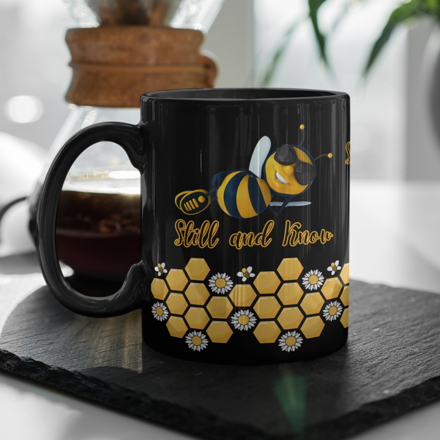 Bee Still And Know Mug