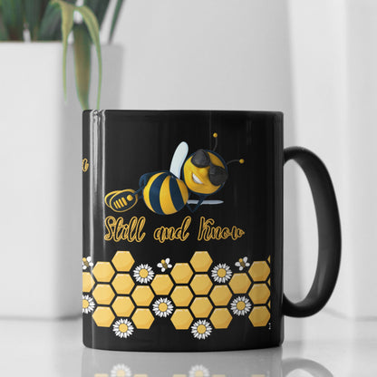 Bee Still And Know Mug