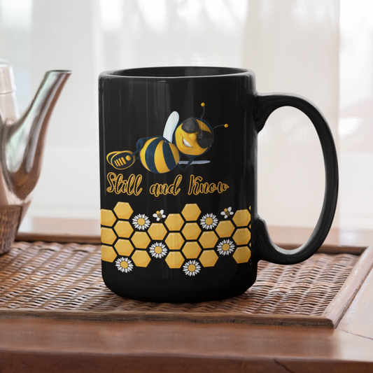 Bee Still And Know Mug