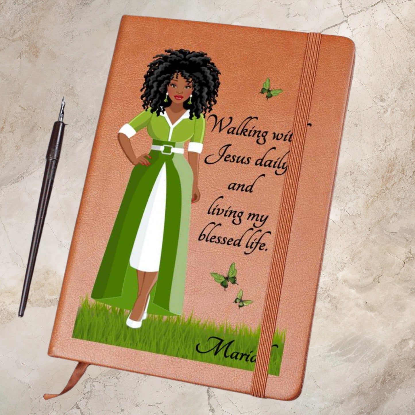 Personalized African American Bible Study Journal