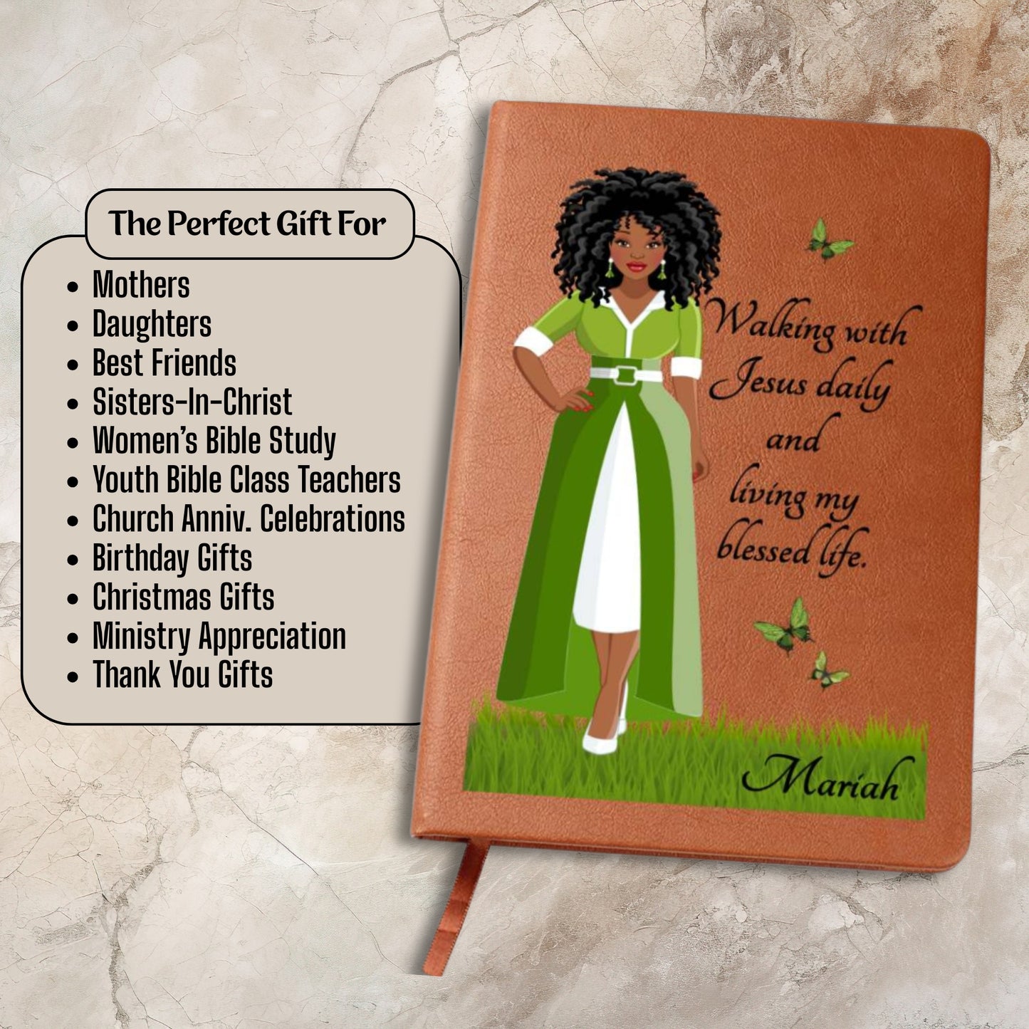 Personalized African American Bible Study Journal