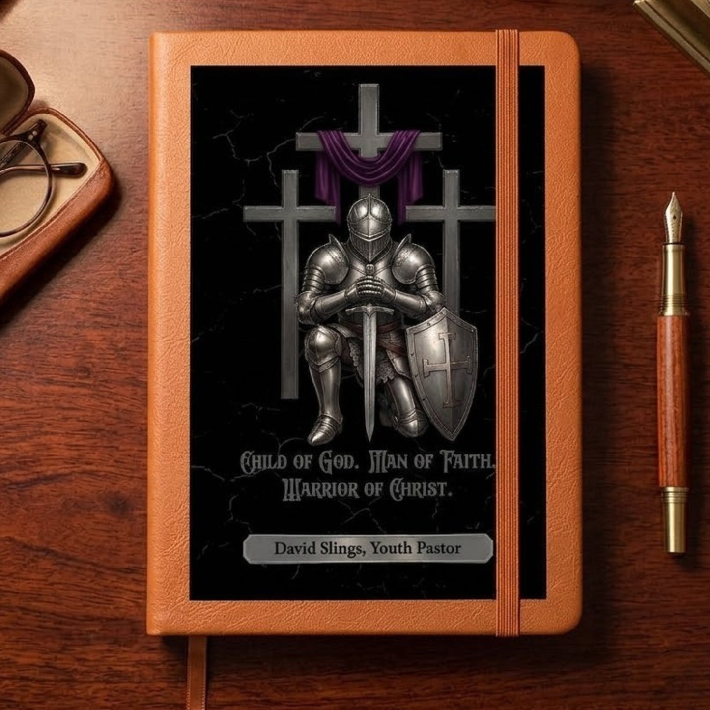 Man of Faith Warrior of Christ Personalized Prayer Journal