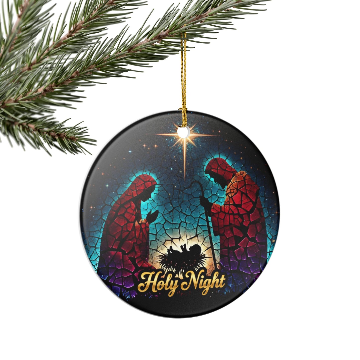 Nativity Scene Ornament - Birth of Jesus
