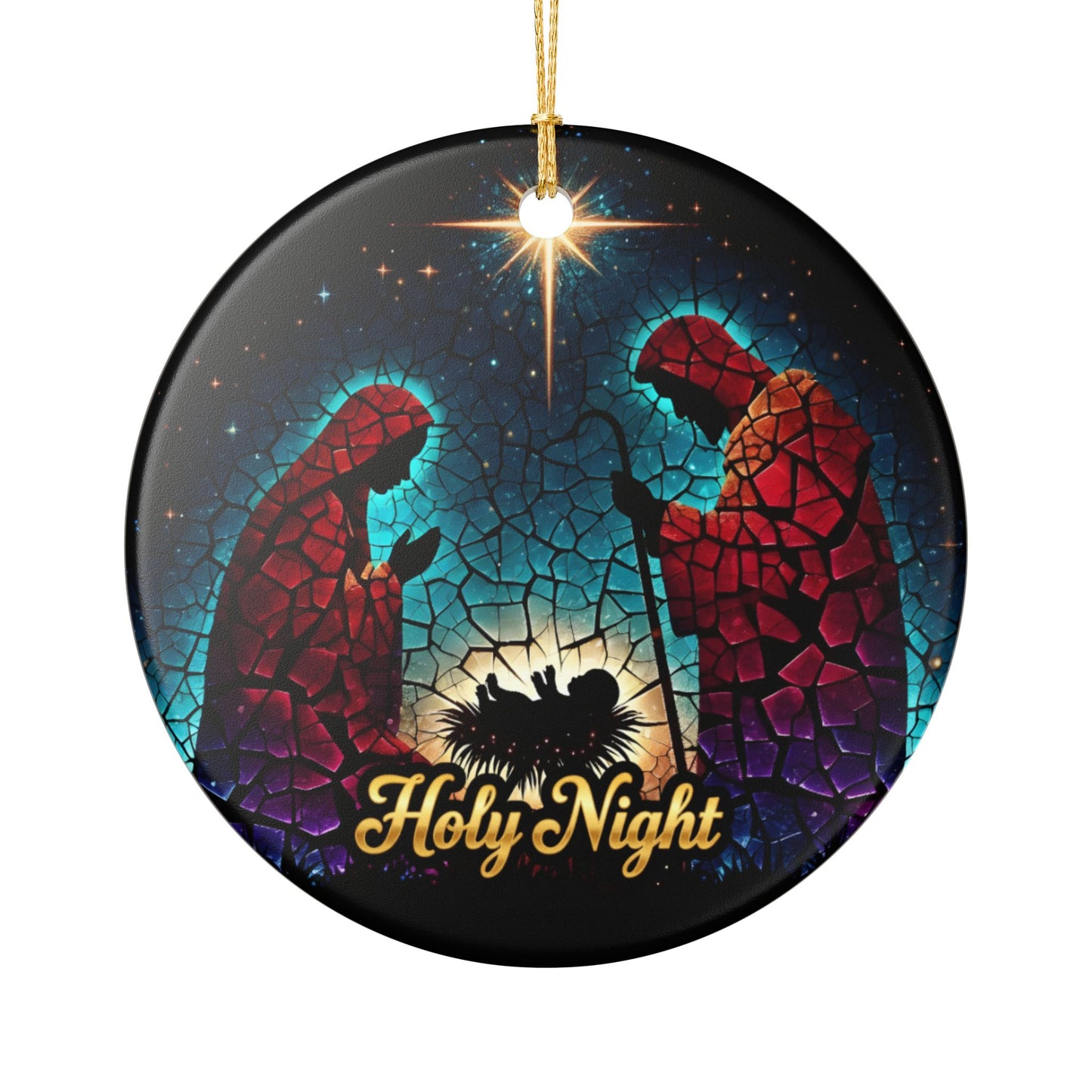 Nativity Scene Ornament - Birth of Jesus