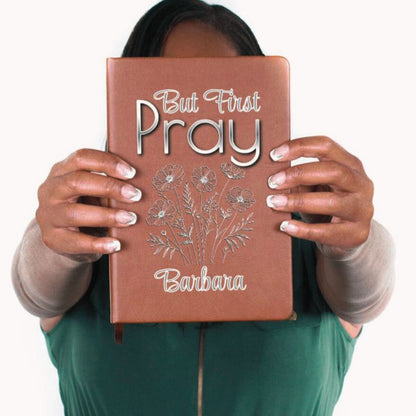 Christian Women's Prayer Journal - But First Pray