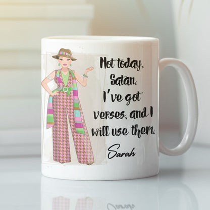 Personalized Sassy Message Christian Lady Mug