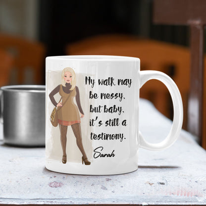 Personalized Sassy Message Christian Lady Mug