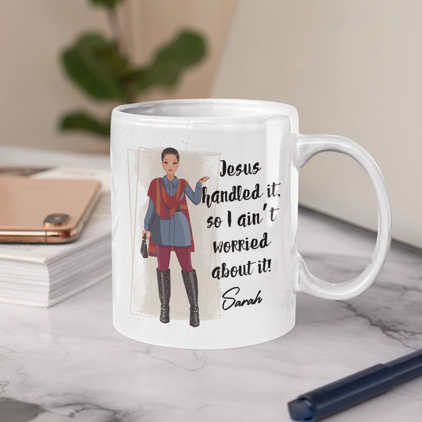 Personalized Sassy Message Christian Lady Mug